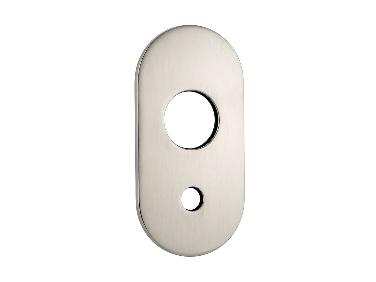 Mizu Drift Shower Mixer with Diverter Cover Plate Only Brushed Nickel