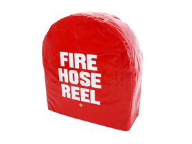 Red Vinyl FIre Hose Reel Cover