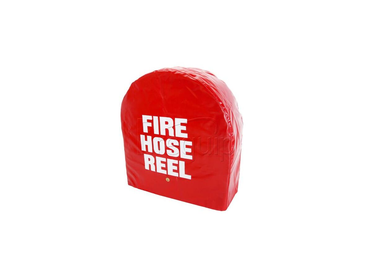 Red Vinyl FIre Hose Reel Cover from Reece
