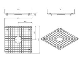 Memo Harper 370x370 Sink Protect Grid Stainless Steel