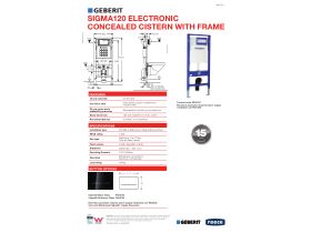 Technical Guide - Geberit Sigma Wall Hung Cistern 120 Touchless