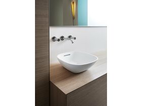 LAUFEN Ino Counter Basin with Overflow No Taphole 350mm White