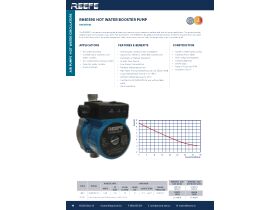 Specification Sheet - REEFE RHB1590 Hot Water Booster pump