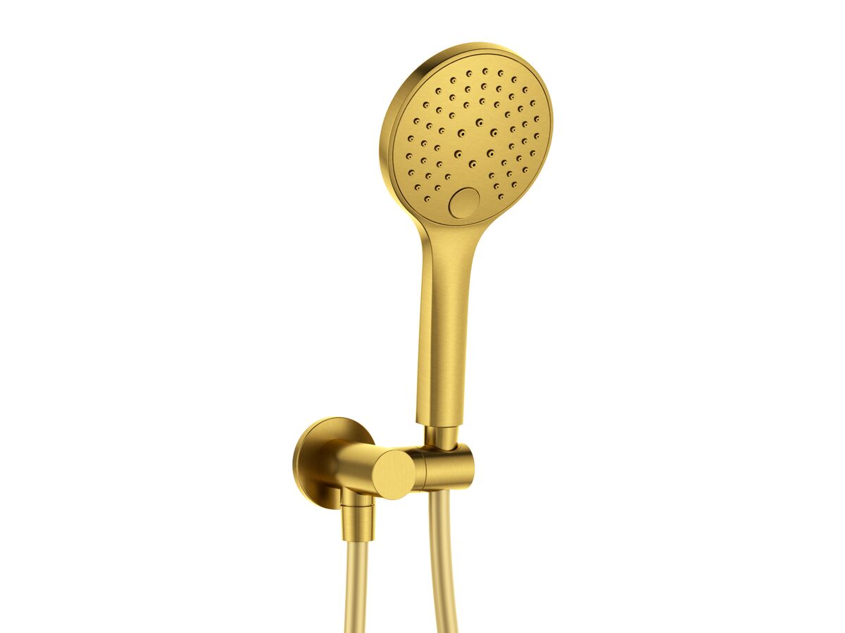 Mizu Drift Hand Shower on Bracket Brushed Gold (3 Star)