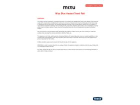 Installation Instructions - Mizu Bloc Heated Towel Rail