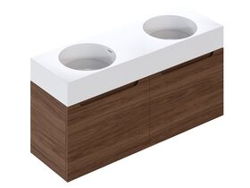 Supporting Image - Omvivo Neo Two Wall Hung Vanity 1400