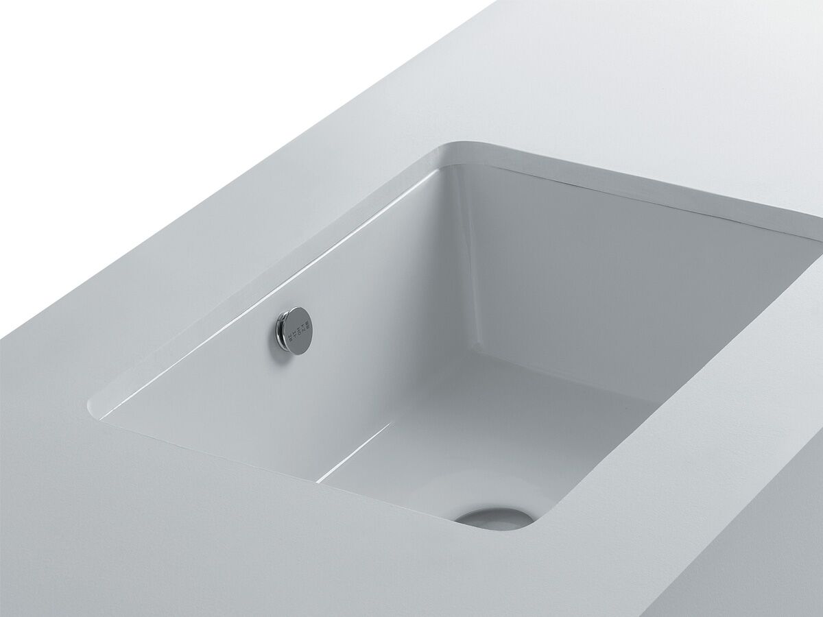 AXA Sink 50 Under Counter Glaze Basin with Fixing No Taphole White