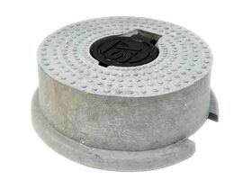 SV Cover Round Plastic Base Grey