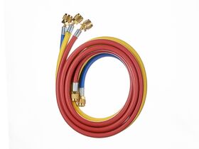 Refco R410A CHARGING HOSE SET 3Pcs Blue 900mm Or 1500mm Red & Yellow 