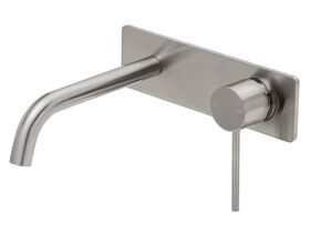 Phoenix Vivid Slimline Curved Wall Set 180mm Brushed Nickel