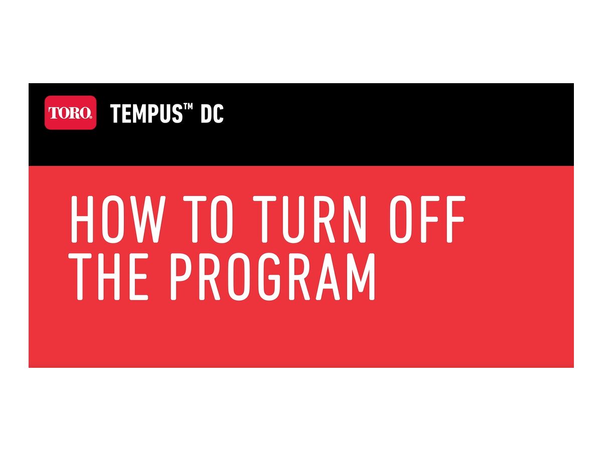 How to turn off the program