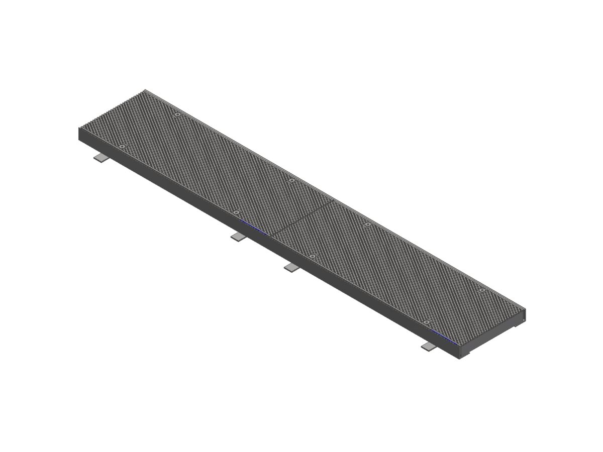 GMS Boltdown Heel Guard Trench Grate & Frame Class D Clear Opening