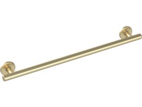 Mizu Drift 700mm Grab Rail Straight Brushed Brass