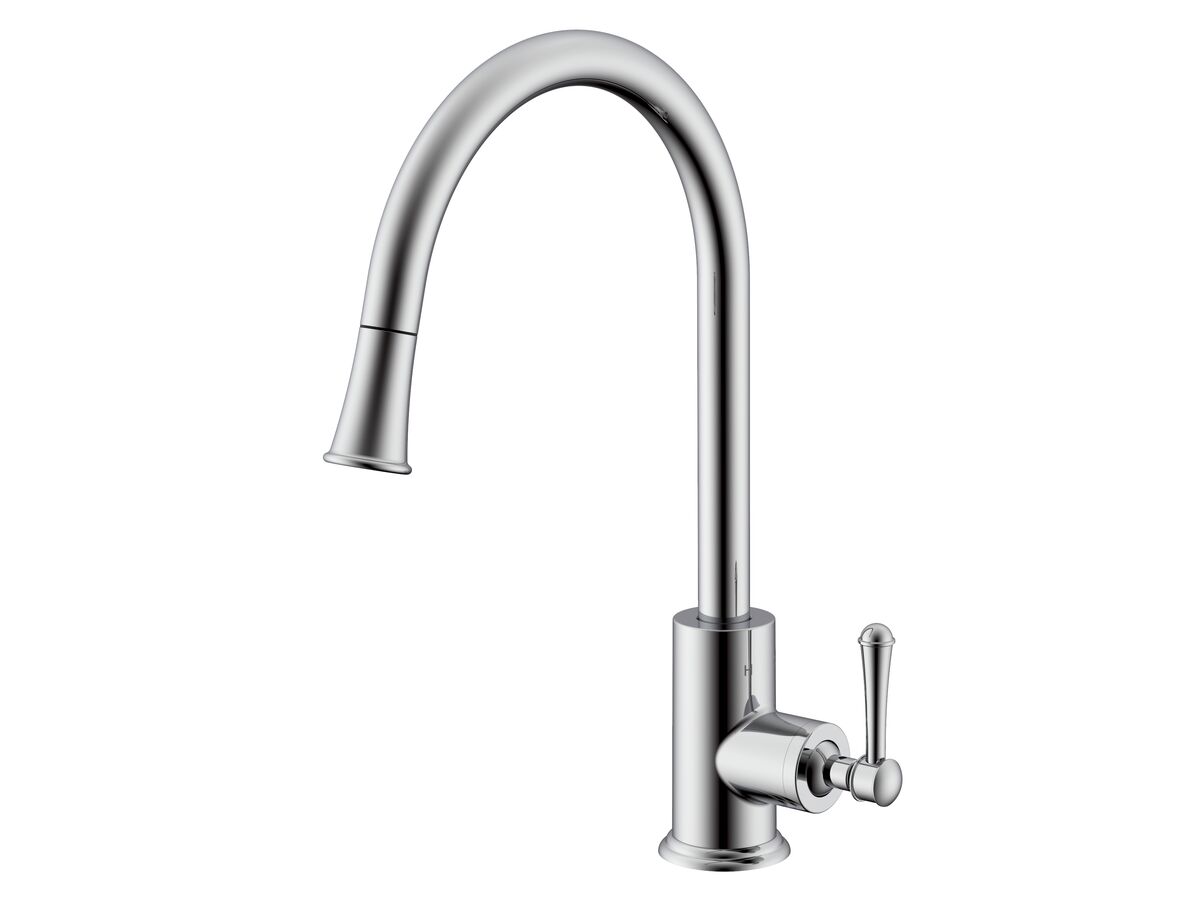 Posh Canterbury Pull Out Sink Mixer Chrome 4 Star From Reece