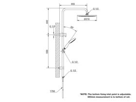 GROHE Power & Soul Twin Shower Chrome (3 Star)