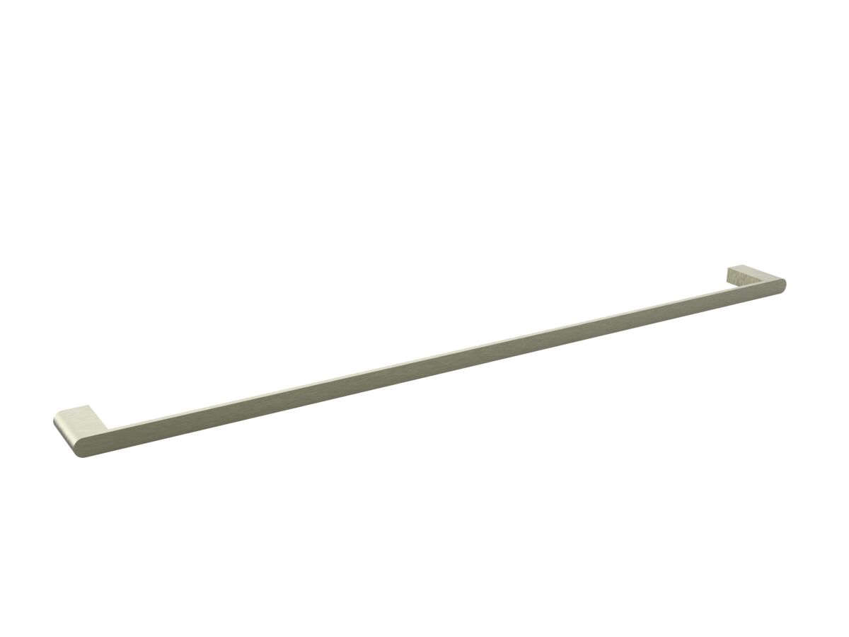Mizu Soothe Single Towel Rail 900mm Brushed Nickel