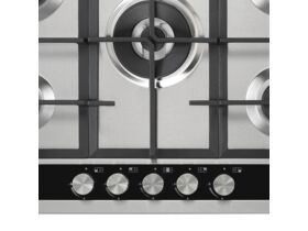 Inalto Cooktop Gas 700mm 5 Burner with Wok Burner