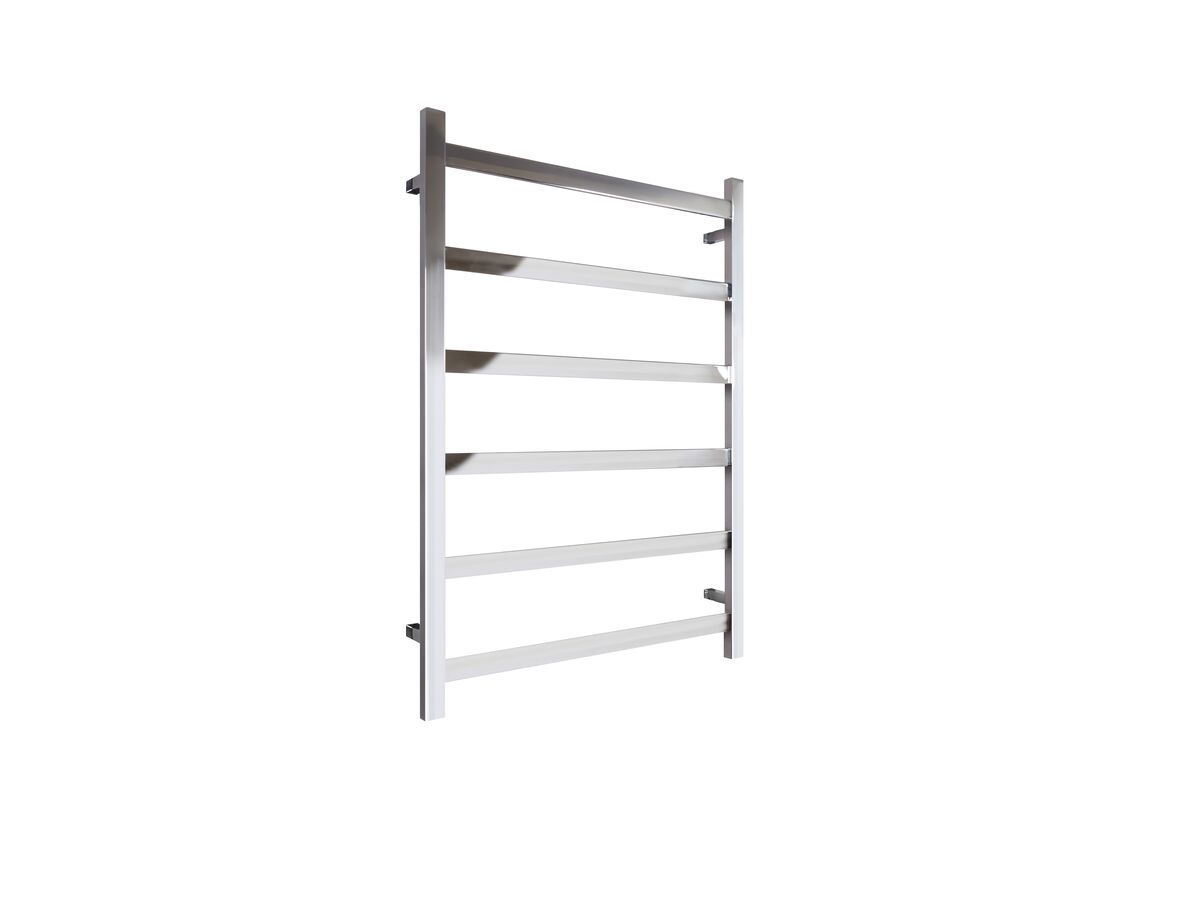 Mizu Bloc MK2 750 x 1050mm Heated Towel Rail Low Voltage 24V Polished Stainless Steel
