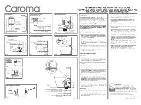 Installation Instructions - Caroma Urbane Wall Faced Close Coupled Universal Trap Back Entry Toilet Suite with Arc Soft Close Seat White (4 Star)