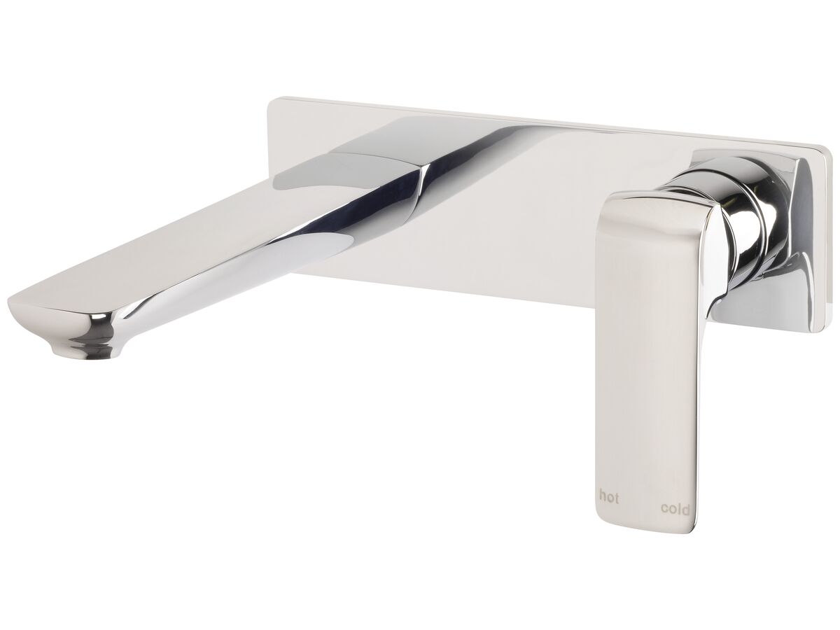 Milli Glance Wall Bath Mixer Tap Set 180mm Chrome from Reece
