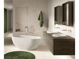 Omvivo Villa Freestanding Bath 1500mm x 700mm White Haven