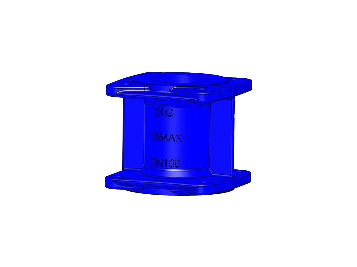 Dimax Ductile Iron Hydrant Riser (Flange x Flange) B5 DLG 100x 150mm