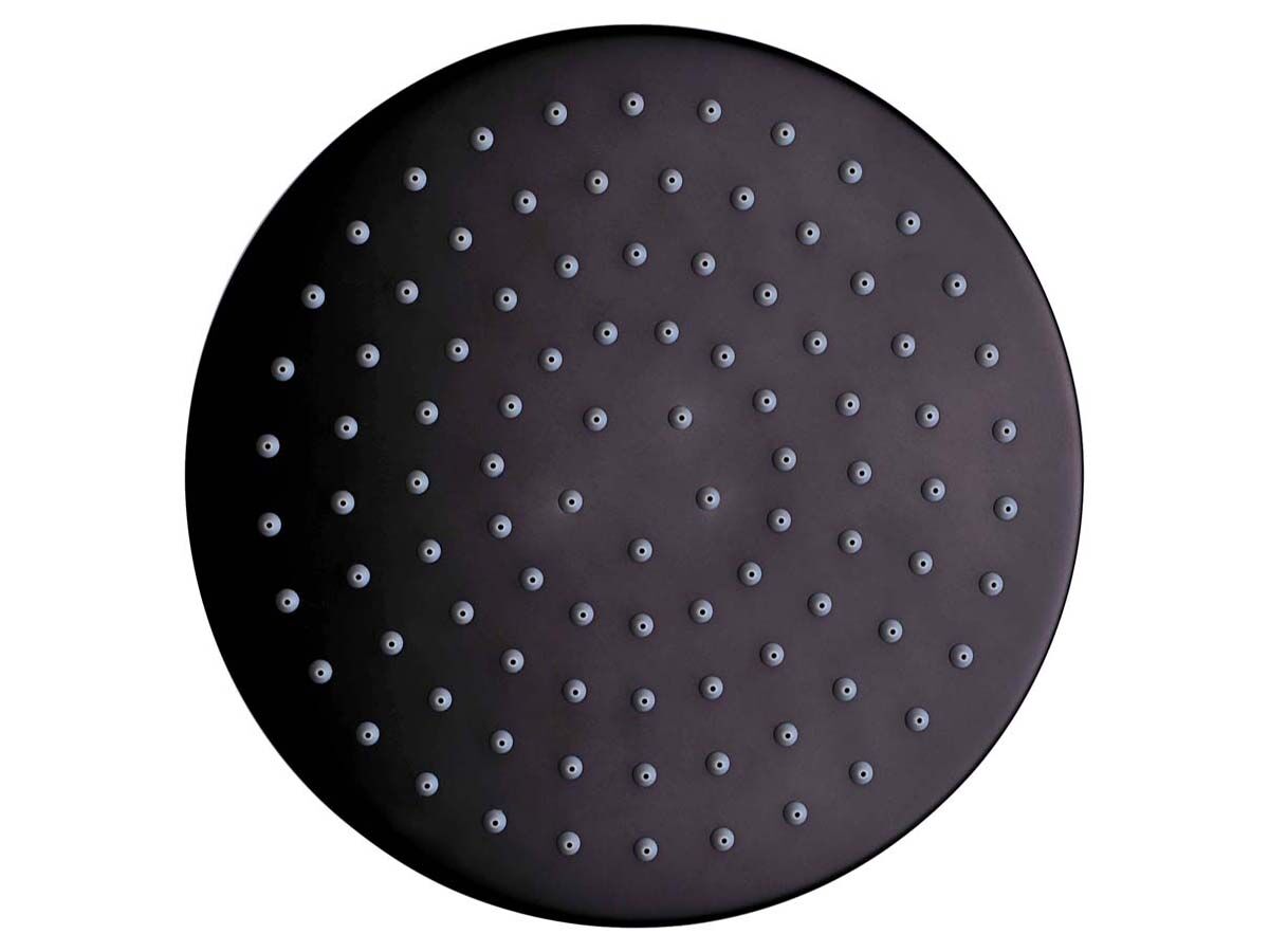 Mizu Drift Brass Overhead Shower 200mm Matte Black (3 Star) from Reece