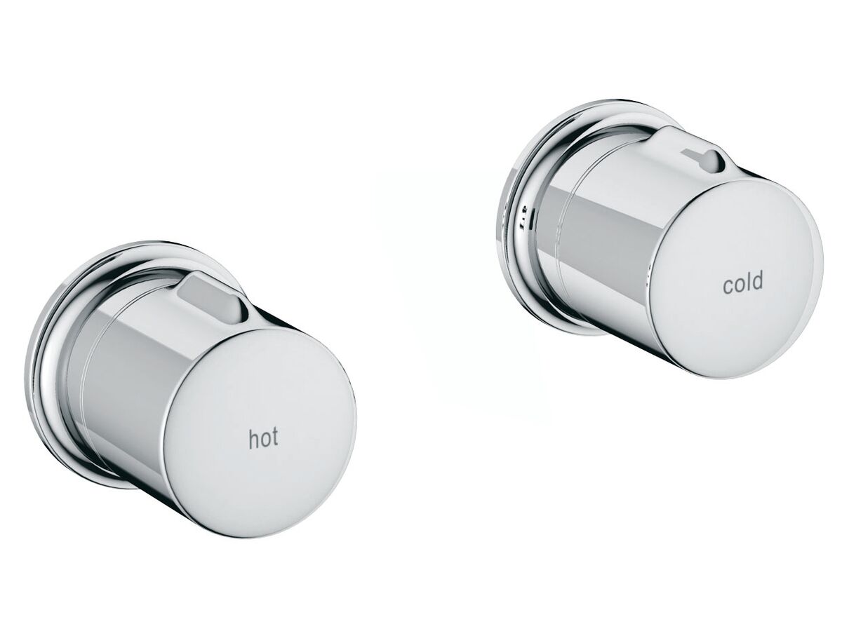 Milli Flow Wall Top Assemblies Chrome