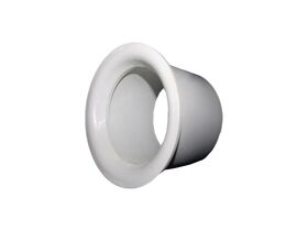 White Comms Bell Mouth Coupling 100mm