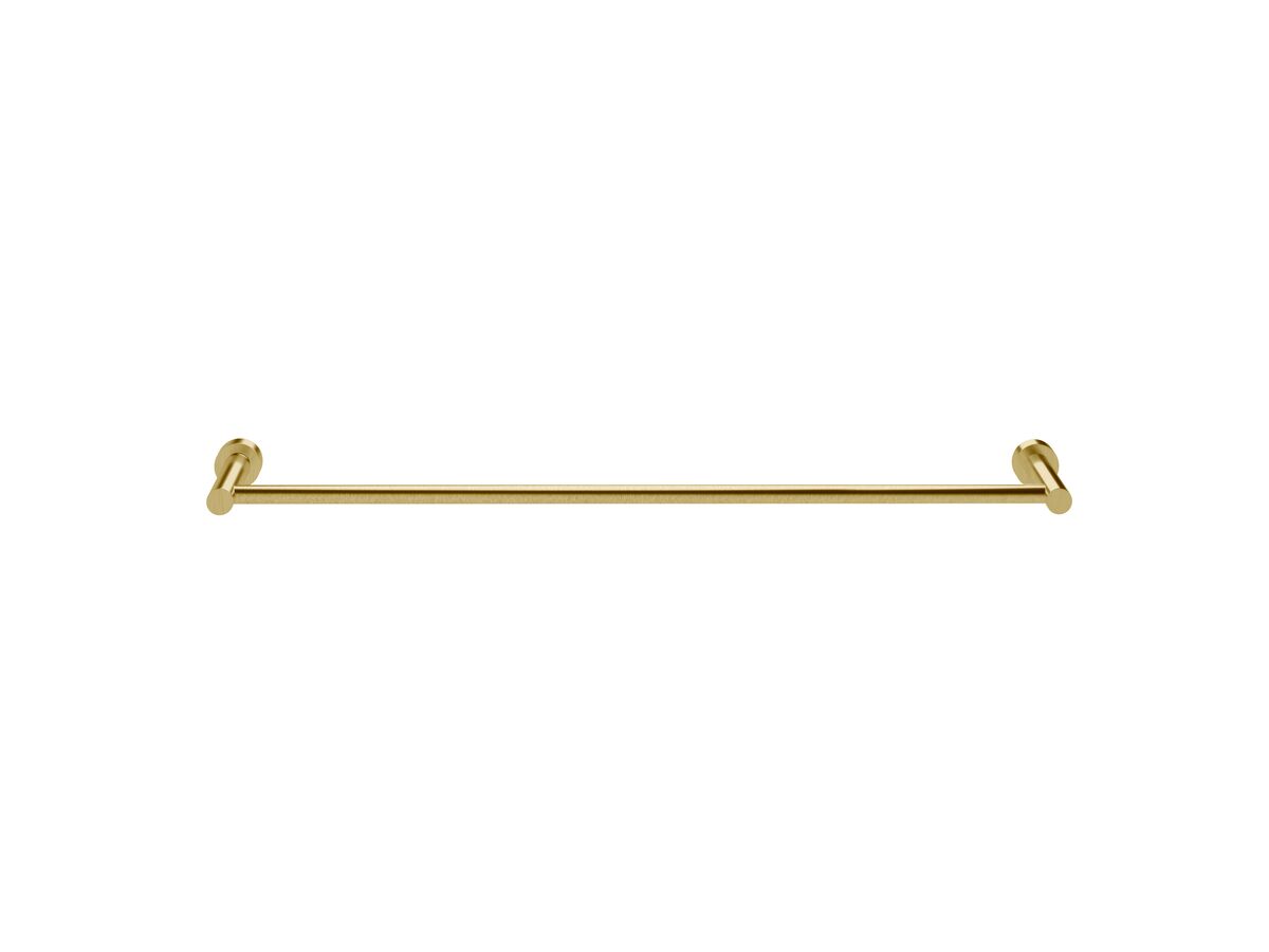 Scala Single Towel Rail 900mm LUX PVD Brushed Pure Gold