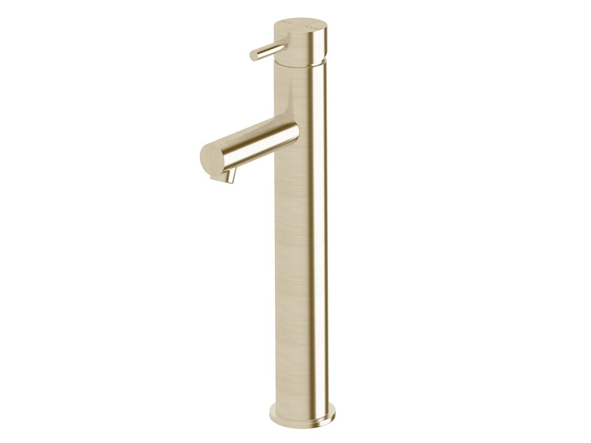 Scala Extended Basin Mixer Tap LUX PVD Brushed Platinum Gold (6 Star)