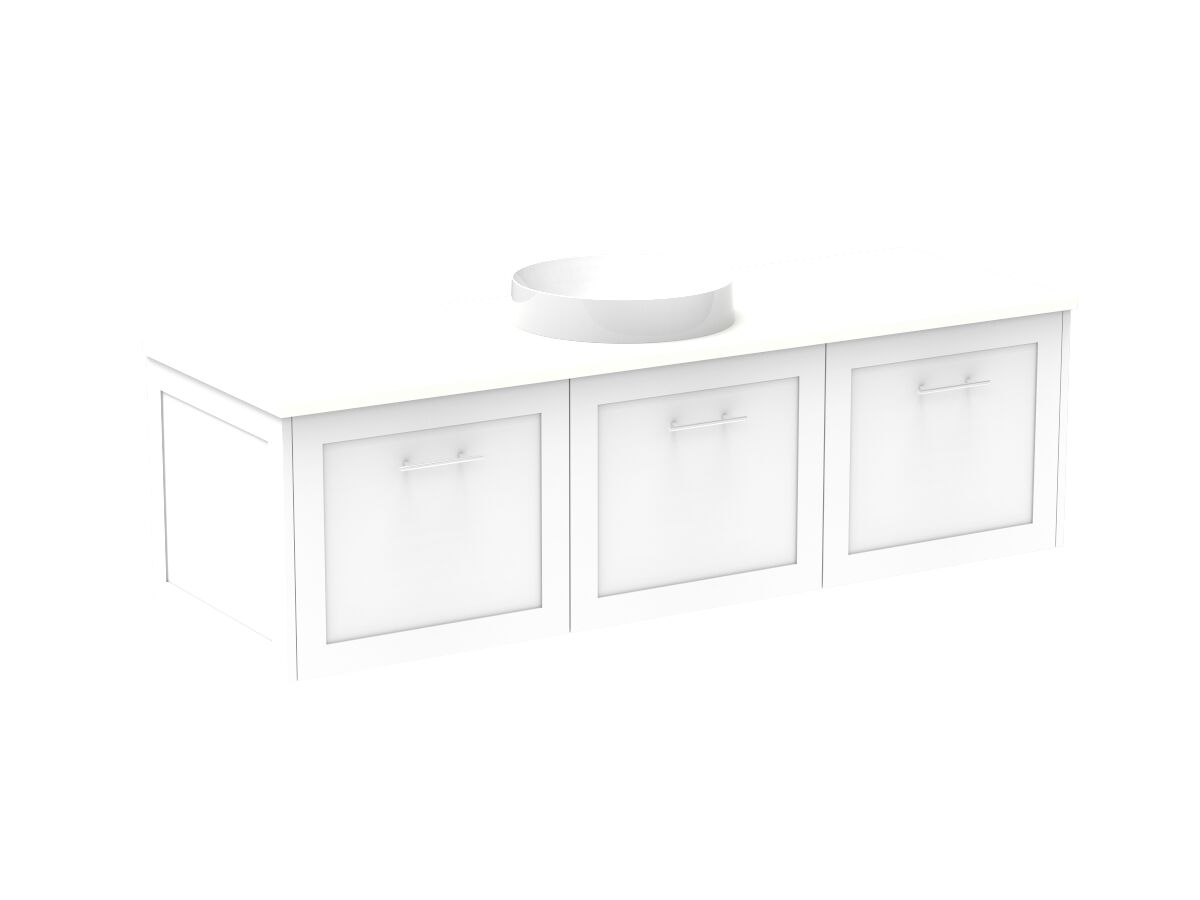 Kado Lux All Door 1500mm Centre Bowl Wall Hung Friday Quartz