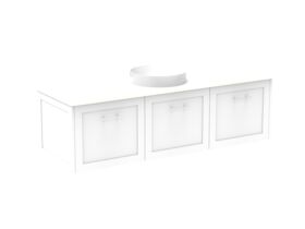 Kado Lux All Door 1500mm Centre Bowl Wall Hung Friday Quartz
