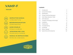 Installation Instructions - Refco Vamp-F Condensate Pump