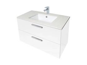 Essence MKII Vanity Unity Wall Hung 2 Draw No Basin 900