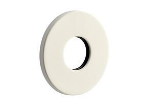 Mizu Bliss Shower Cover Plate White/Chrome