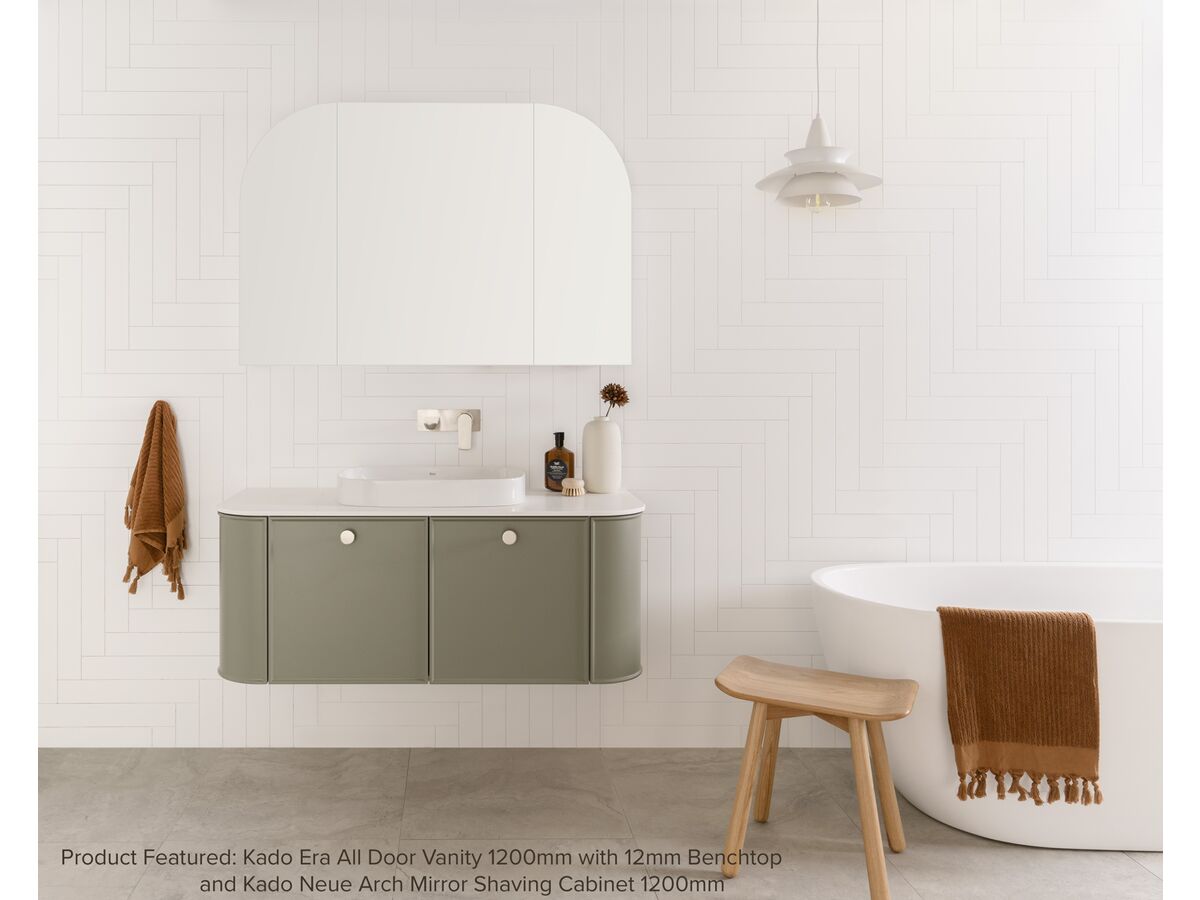 Kado Neue Arch 4 Door Mirror 1500mm from Reece