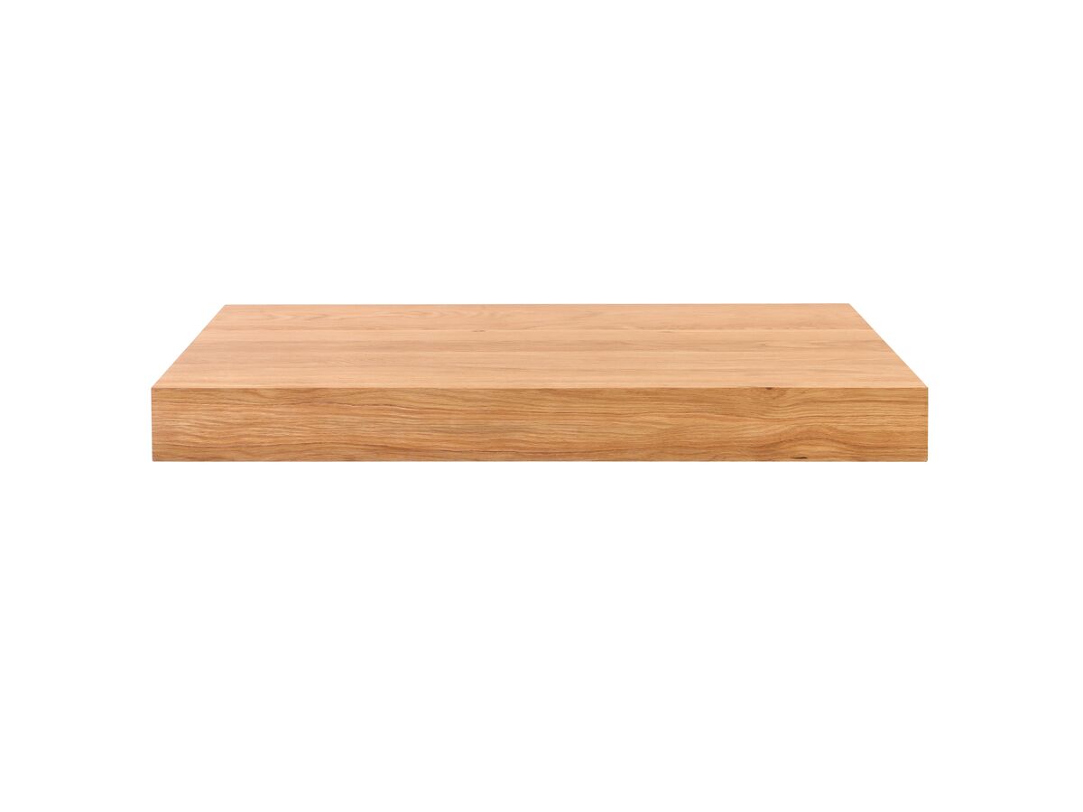 Kado Arc Basin Shelf 900mm x 500mm American Solid Oak from Reece