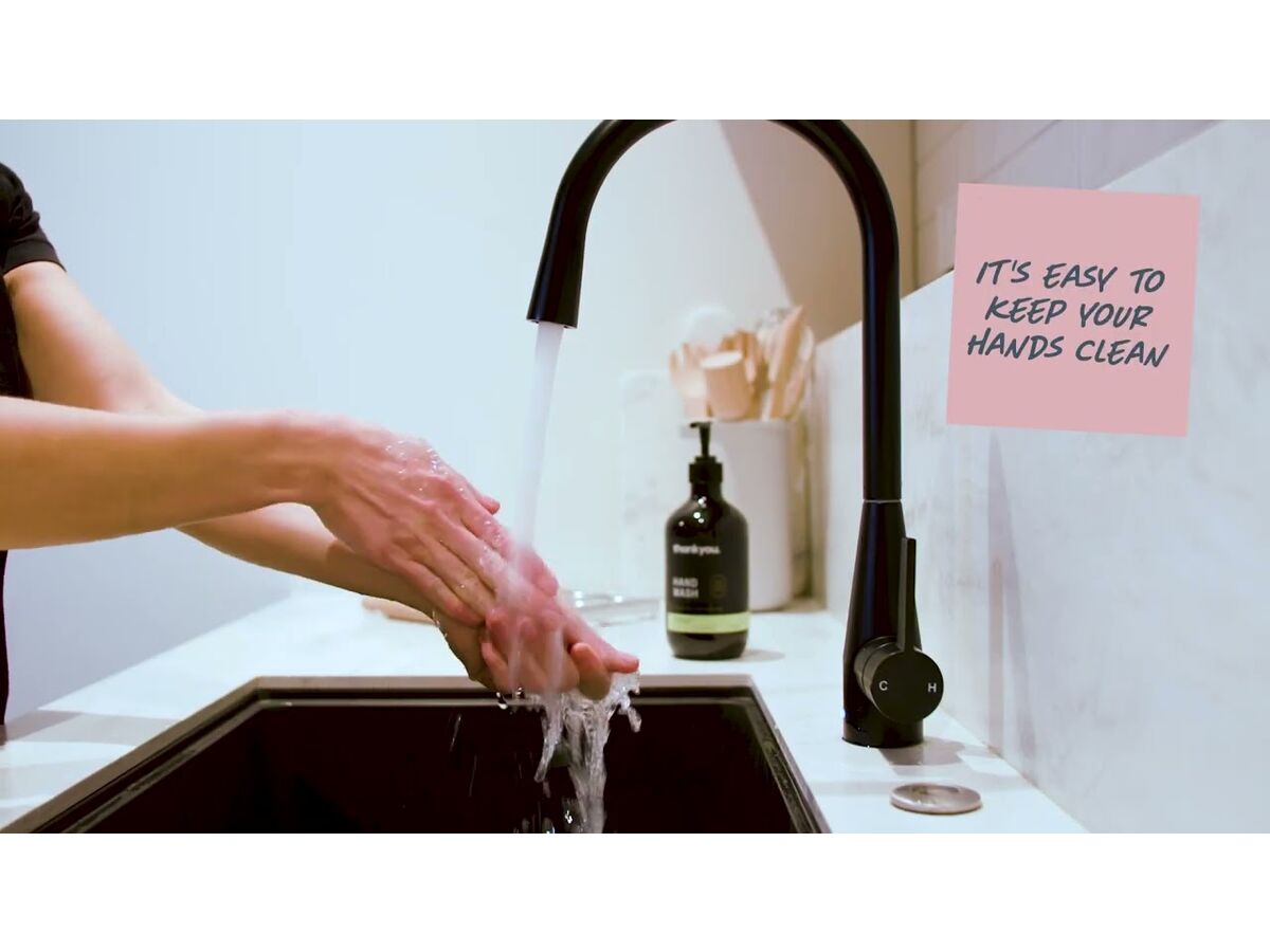 Memo Sia Sensor Gooseneck Sink Mixer Tap Dual Functions Right Hand