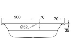 Roca Duo Plus Oval Freestanding Bath White
