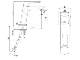 Nobili Acquario Basin Mixer Chrome (5 Star)