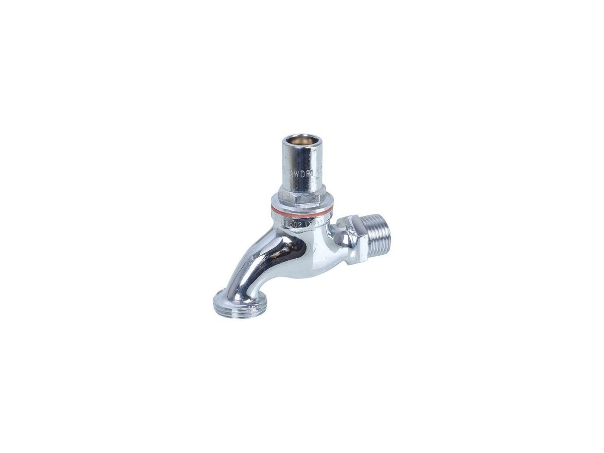 Lockable Hose Tap Reece Hose Tap Vandal Proof Chrome Flat Male 20mm from Reece
