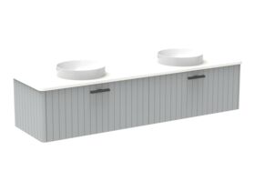 Kado Neue All-Drawer 1800 Double Bowl Wall Hung Friday Quartz