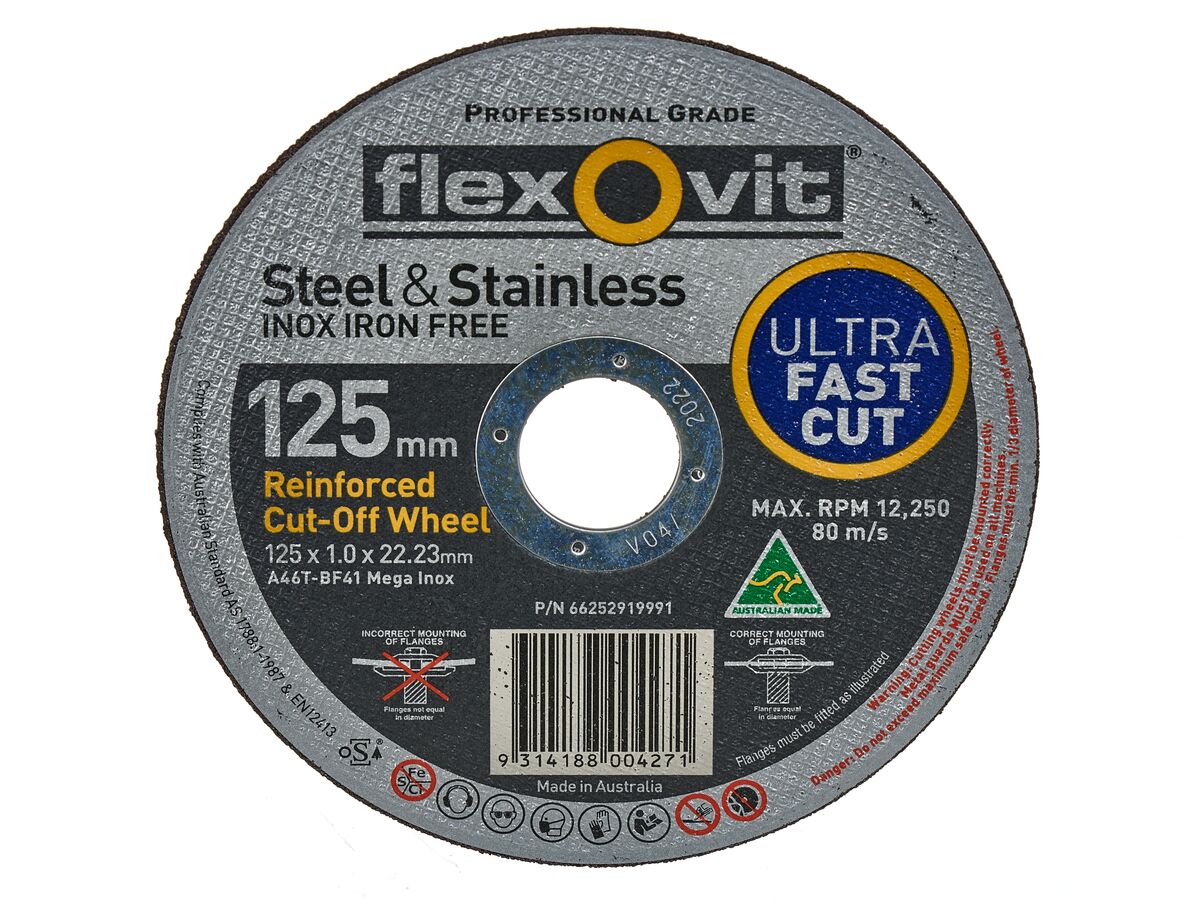 Stainless Steel Cutting Disc 127/1.0 x 22mm