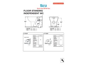 Installation Instructions - Roca Ona Back To Wall Rimless Pan White (4 Star)