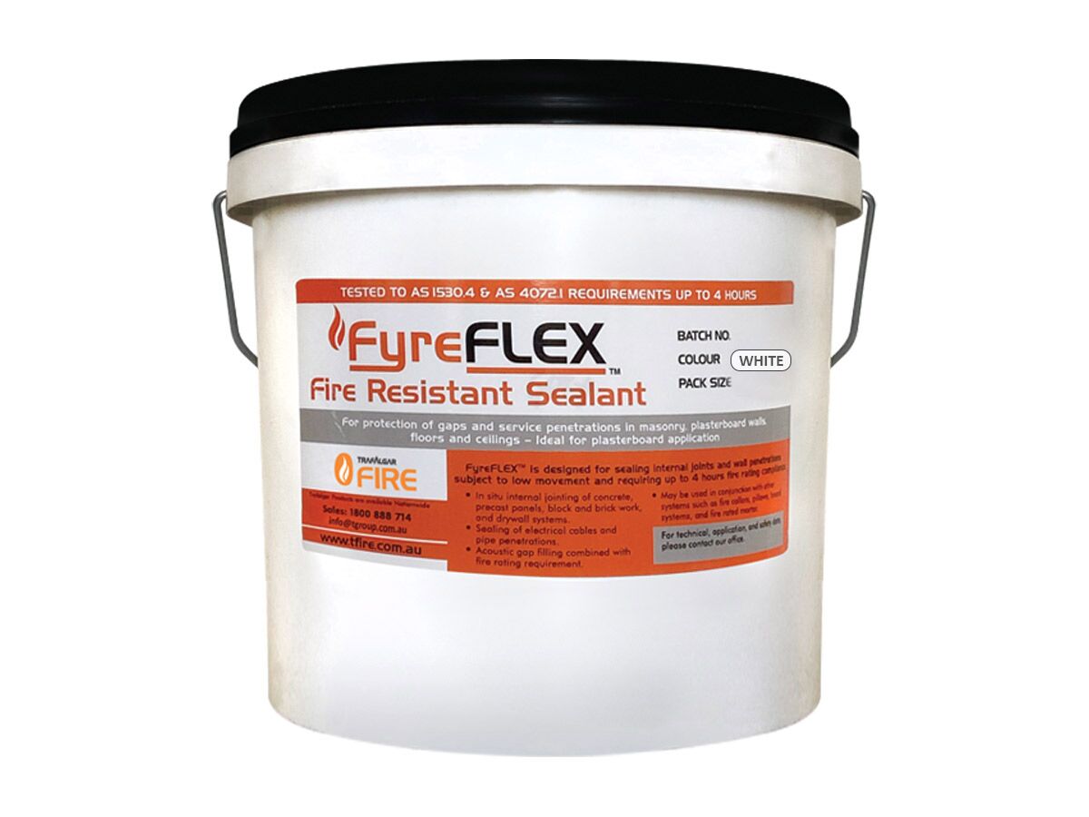 FyreFLEX Arylic Intumescent Fire Sealant 10L Pail White from Reece