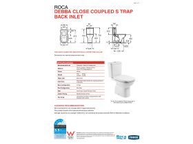 Technical Guide - DEBBA CC T/S S TRAP BK/IN W/SCQR WH (4 Star)