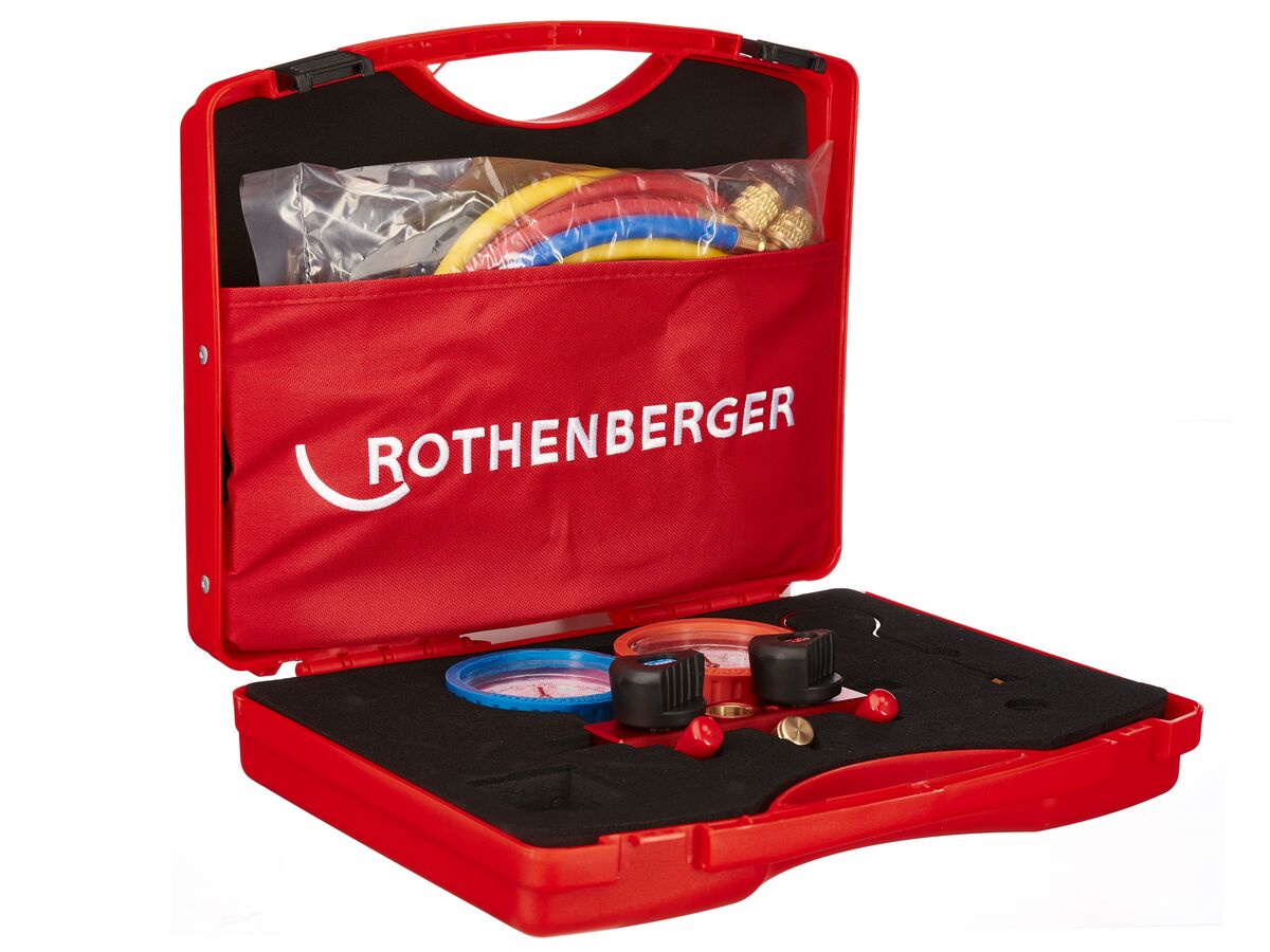 Rothenberger Dual Gas Manifold with 1.5mm Hoses from Reece