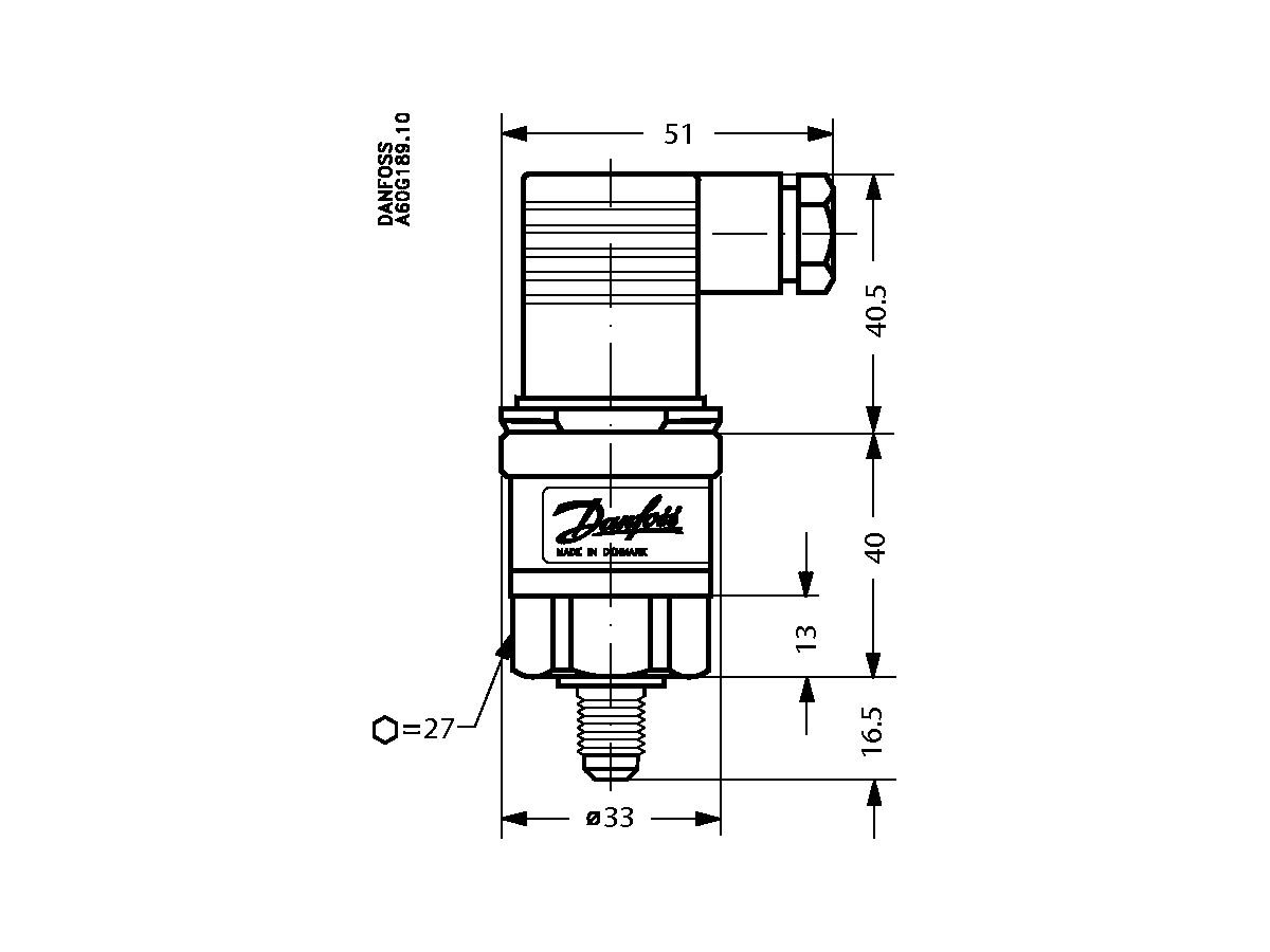Danfoss Pressure Transmitter AKS 3000 from Reece