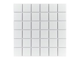 Amalfi Santorini White Ceramic Mosaic (SQ/M)